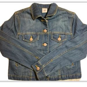 Cabi 5297 Dakota Cropped Denim Jean Jacket Small